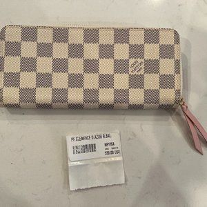 NWT Louis Vuitton Azur Clemence Wallet